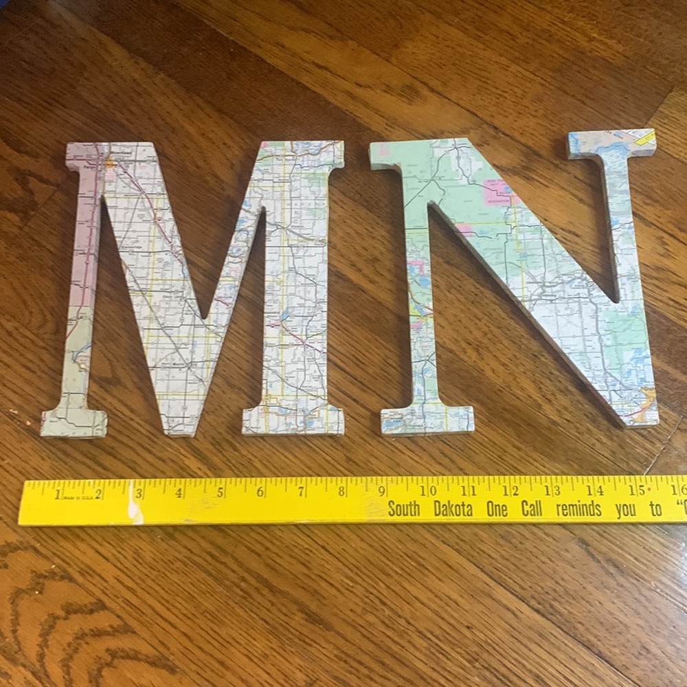 MN MINNESOTA Map Gallery Wall Art - Picture 5 of 5